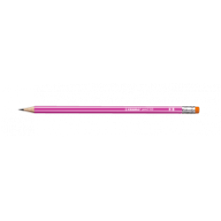 696-LAPIZ ESCOLAR HEXAGONAL MINA 2,2MM. PENCIL 160 HB CON GOMA ROSA STABILO 2160/01-HB