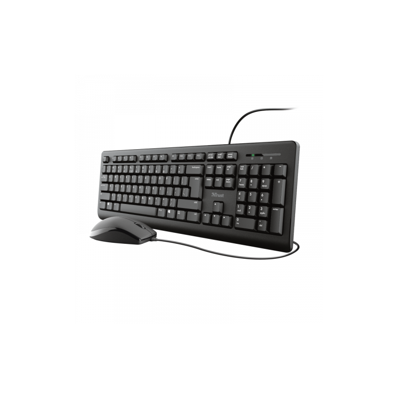 6968-Trust TKM-250 teclado USB Espanol Negro 6968-Trust TKM-250 teclado USB Espanol Negro