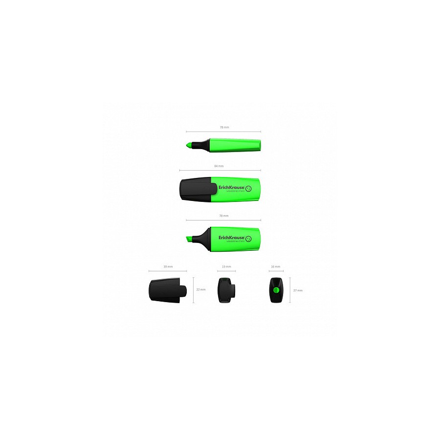 7002-FLUORESCENTE VISIOLINE MINI, COLOR: VERDE ERICH KRAUSE 42754 7002-FLUORESCENTE VISIOLINE MINI, COLOR: VERDE ERICH KRAUSE 42754