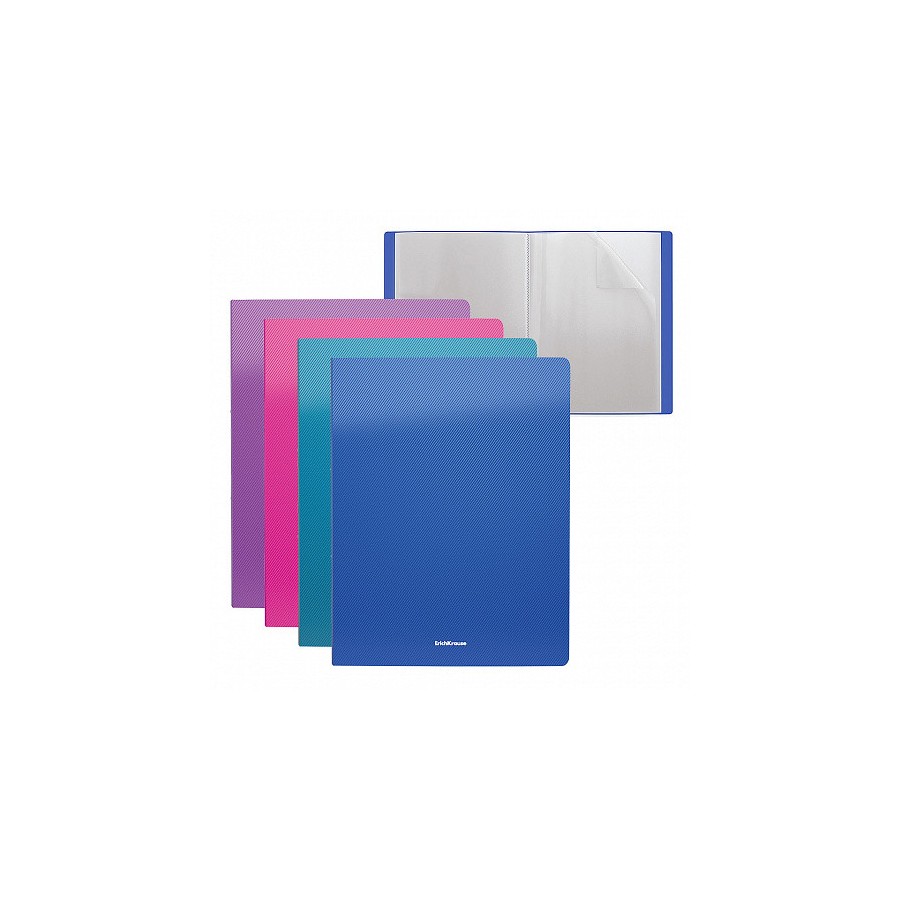 7031-LIBRO DE PRESENTACION DIAGONAL VIVID, CON 40 FUNDAS, A4, COLORES SURTIDOS ERICH KRAUSE 47008