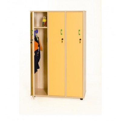 MUEBLE TAQUILLA 3 NINOS 147 CM ALTO CON LLAVE HAYA MOBEDUC 600616HPC18