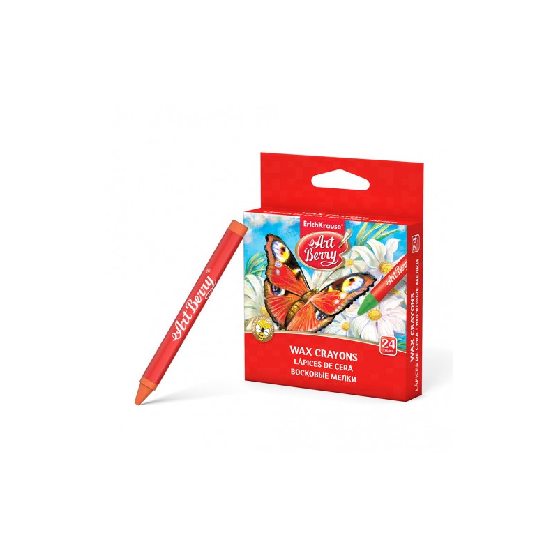 7070-ESTUCHE DE CERAS DE PLASTICO 24 COLORES ARTBERRY 34931 7070-ESTUCHE DE CERAS DE PLASTICO 24 COLORES ARTBERRY 34931
