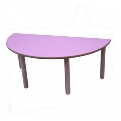 MESA SEMIREDONDA 120 CM TALLA 0 3 HAYA MOBEDUC 600553H180