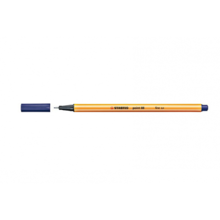 711-ROTULADOR PUNTA FINA POINT 88 0.4MM AZUL NOCHE STABILO 88/22