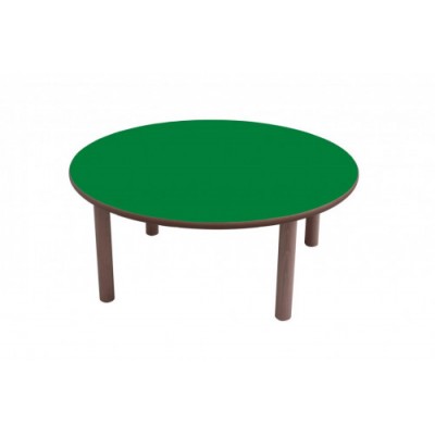 MESA REDONDA DIAM 100 CM TALLA 0 3 HAYA MOBEDUC 60055410H140