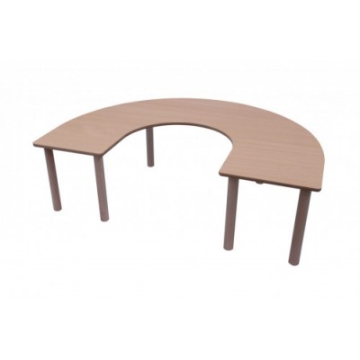 MESA EN U 150X100CM TALLA 0 3 HAYA MOBEDUC 60055610H140