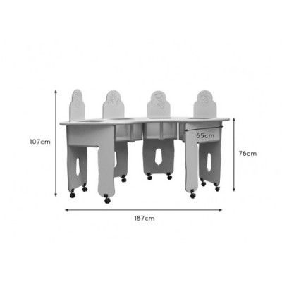 TRONA ARCO 4 NINOS AS HAYA MOBEDUC 6005654H196