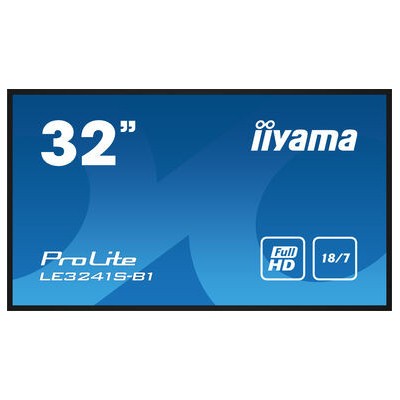 iiyama LE3241S B1 pantalla de senalizacion Pantalla plana para senalizacion digital 80 cm 315 350 cd m Full HD Negro 18 7