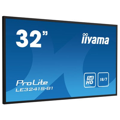 iiyama LE3241S B1 pantalla de senalizacion Pantalla plana para senalizacion digital 80 cm 315 350 cd m Full HD Negro 18 7