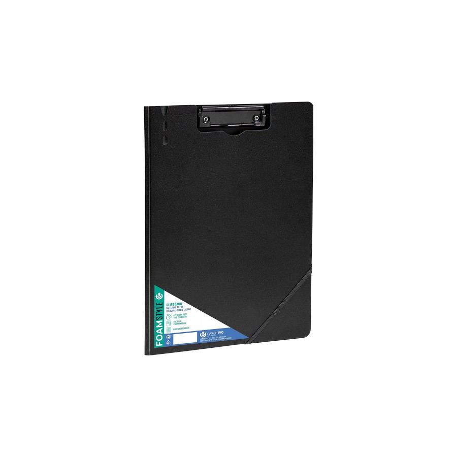 7244-CARPETA C/PINZA A4 POLIPROPILENO RIGIDO FOAM STLYE NEGRO CARCHIVO 63040106 7244-CARPETA C/PINZA A4 POLIPROPILENO RIGIDO FOAM STLYE NEGRO CARCHIVO 63040106