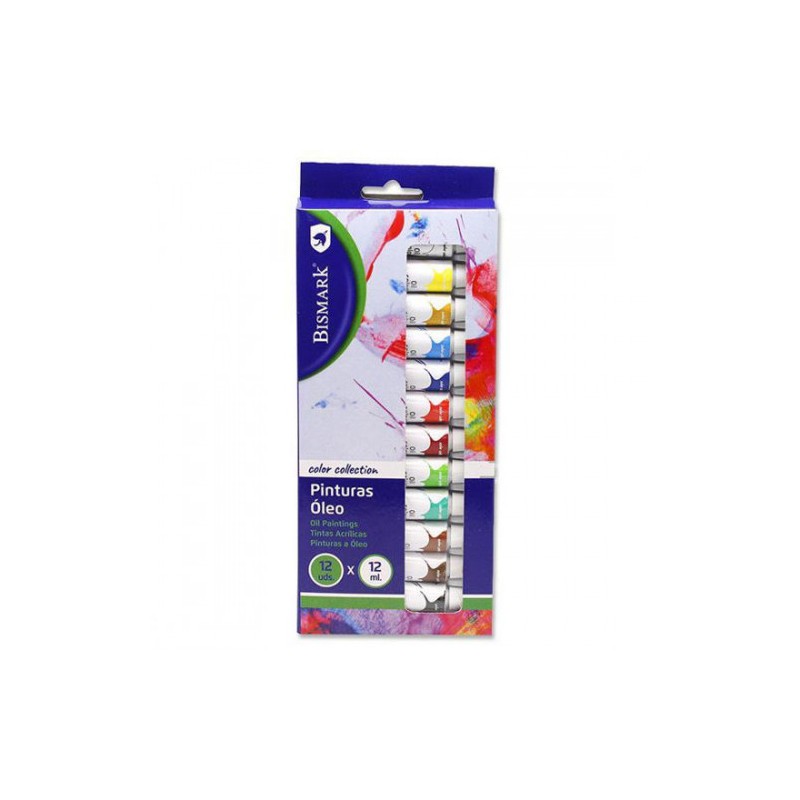 7360-SET PINTURAS OLEO TUBOS 12 COLORES X 12 ML BISMARK 327026 7360-SET PINTURAS OLEO TUBOS 12 COLORES X 12 ML BISMARK 327026