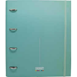 7384-Ingraf 350761 carpeta de carton A4 Turquesa