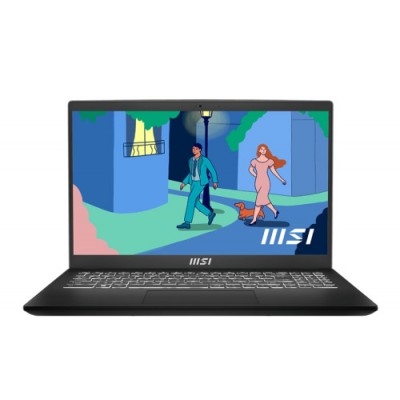 MSI Modern 9S7 15H112 280 i5 1335U Portatil 396 cm 156 Full HD Intel Core i5 16 GB DDR4 SDRAM 512 GB SSD Wi Fi 6 80211ax Negro