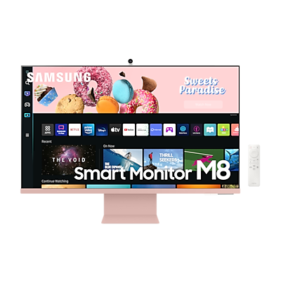 Samsung S32BM80PUU 813 cm 32 3840 x 2160 Pixeles 4K Ultra HD Rosa Blanco