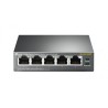 75-TP-LINK TL-SG1005P No administrado Gigabit Ethernet (10/100/1000) Energia sobre Ethernet (PoE) Negro