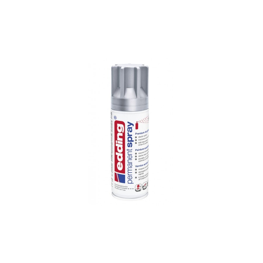 7569-SPRAY PLATA MATE. EDDING 5200-923
