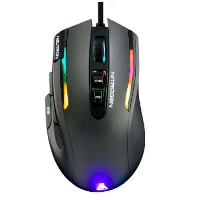 THE G LAB ILLUMINATED GAMING MOUSE 7200 DPI SOFTWARE EXTRA WEIGHTS KULT NITROGEN NEUTRON