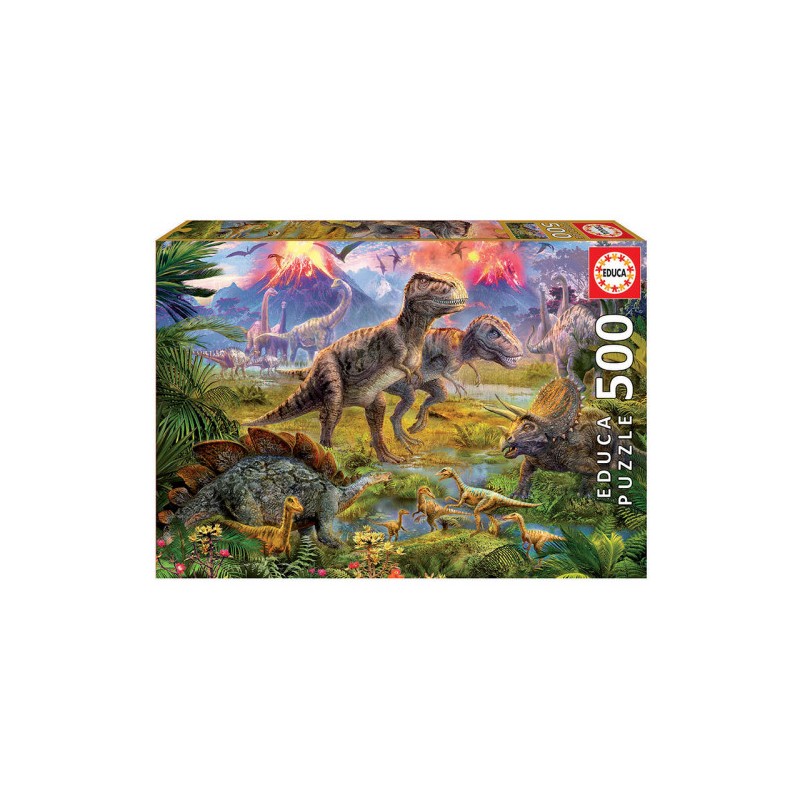 7590-Educa Dinosaur Gathering Puzzle rompecabezas 500 pieza(s)