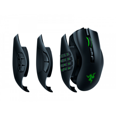 Razer Naga Pro raton RF inalambrico optico 20000 DPI mano derecha