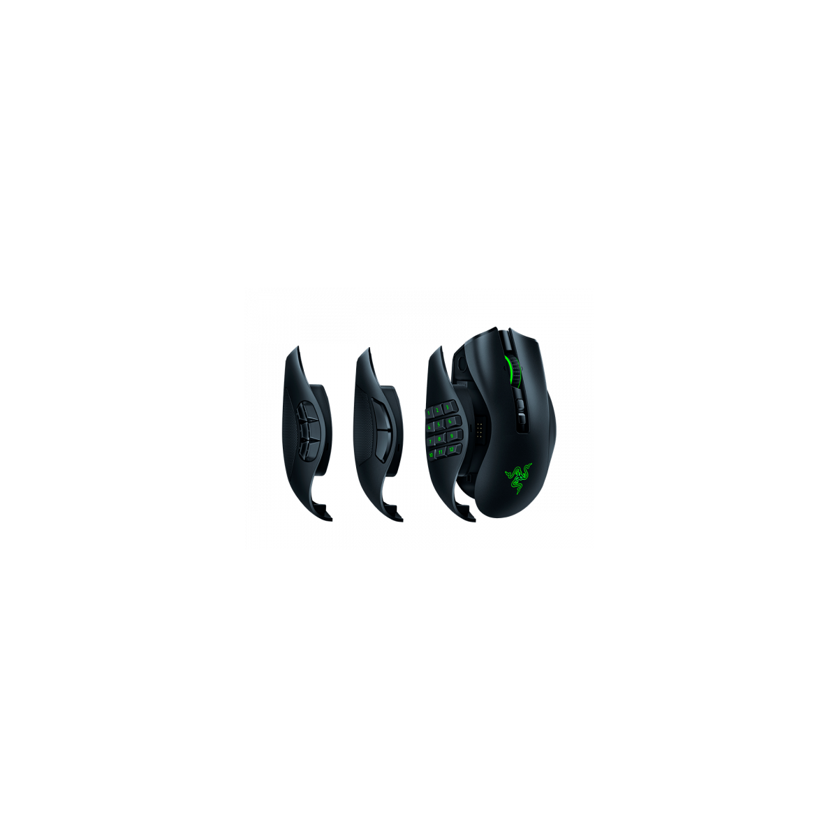 Razer Naga Pro raton RF inalambrico optico 20000 DPI mano derecha