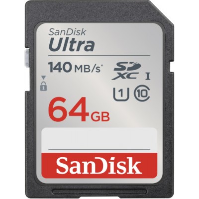 SanDisk Ultra 64 GB SDXC UHS I Clase 10