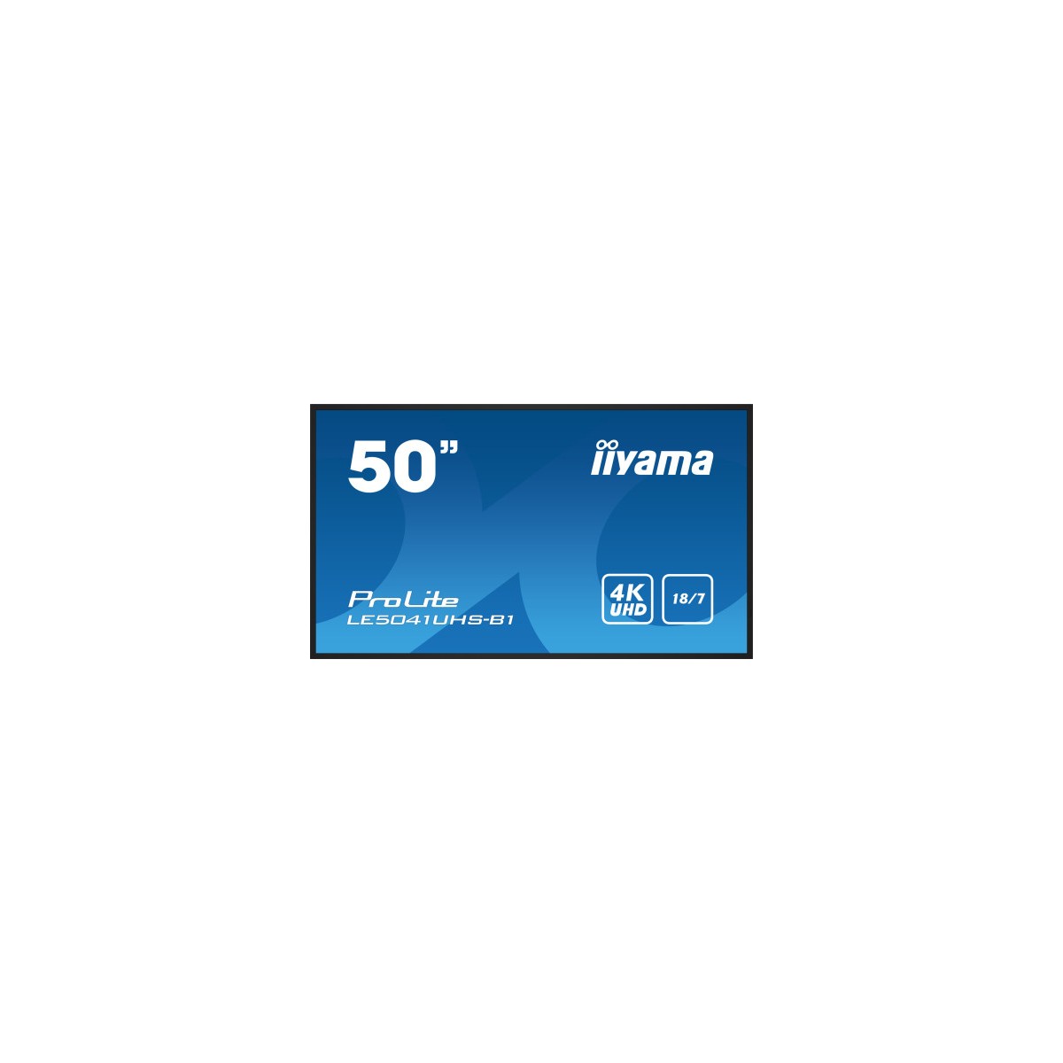 iiyama LE5041UHS B1 pantalla de senalizacion Pantalla plana para senalizacion digital 1257 cm 495 LCD 350 cd m 4K Ultra HD Negr