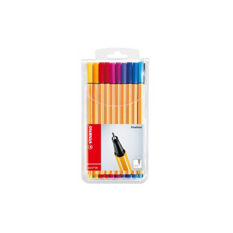 766-ESTUCHE 20 ROTULADORES PUNTA FINA 0,4MM. POINT 88 COLORES SURTIDOS STABILO 8820 766-ESTUCHE 20 ROTULADORES PUNTA FINA 0,4MM. POINT 88 COLORES SURTIDOS STABILO 8820