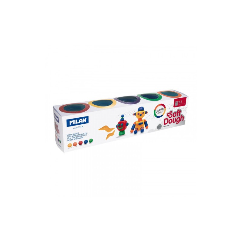 7727-Milan 913505G compuesto para ceramica y modelaje Pasta para modelar 710 g Multicolor 5 pieza(s)