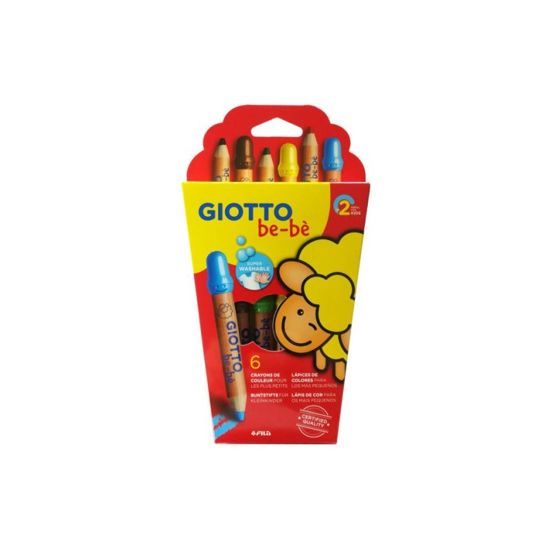 7731-ESTUCHE 6 LAPICES BE-BE SUPER + SACAPUNTAS. GIOTTO F46960000 7731-ESTUCHE 6 LAPICES BE-BE SUPER + SACAPUNTAS. GIOTTO F46960000