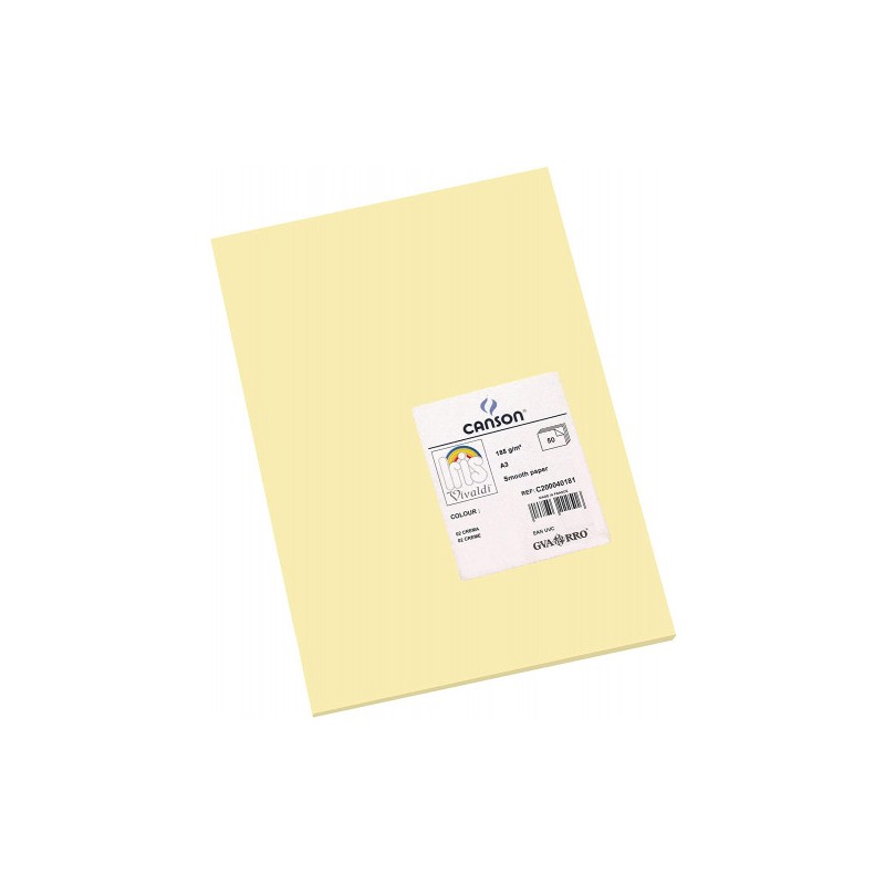 7765-PACK 50 HOJAS CARTULINA IRIS A3 185G CREMA CANSON C200040181 7765-PACK 50 HOJAS CARTULINA IRIS A3 185G CREMA CANSON C200040181