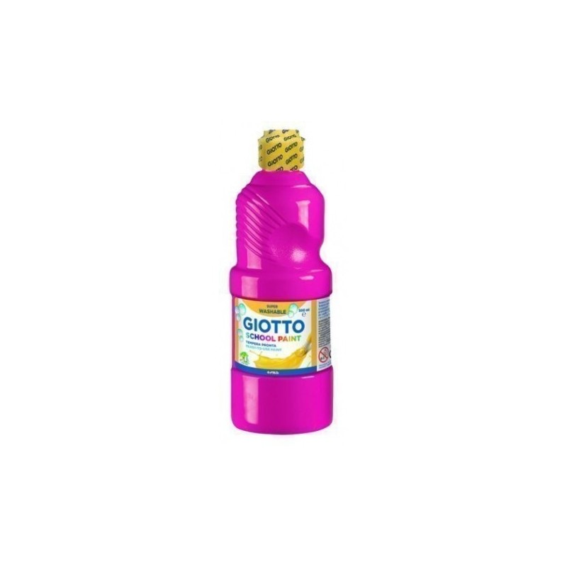 7784-Giotto Tempera Escolar 500 ml Botella Magenta 7784-Giotto Tempera Escolar 500 ml Botella Magenta