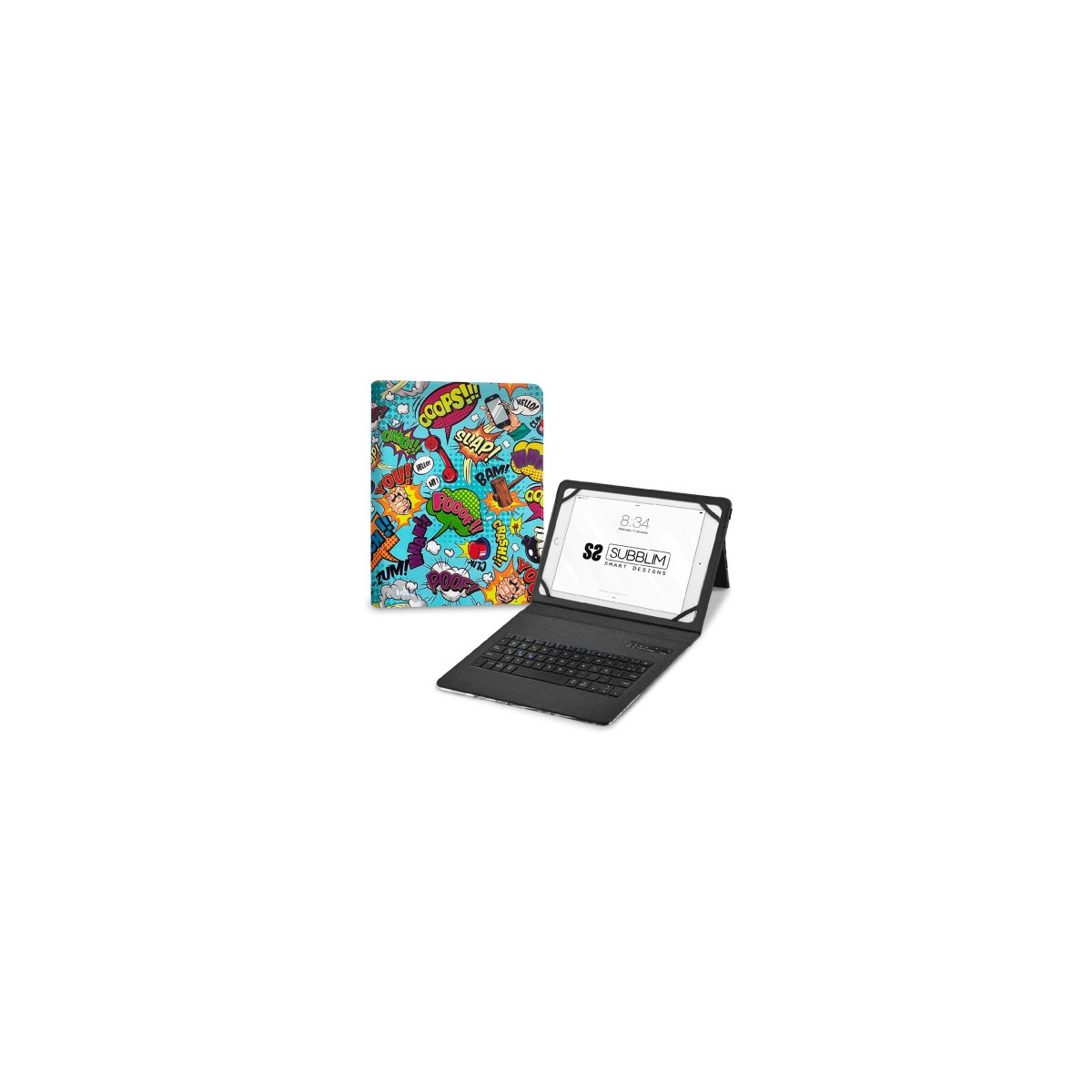 SUBBLIM Funda con Teclado Keytab Pro BT Trendy Comic