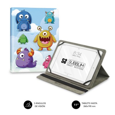 FUNDA TABLET UNIVERSAL TRENDY CASE MONSTERS 11