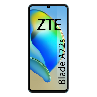 ZTE BLADE A72S SKY BLUE 4G 6745 HD OC 16GHZ 64GB ROM MEMORY FUSION 3GB3GB 5022MP 5MP 5000MAH 225W