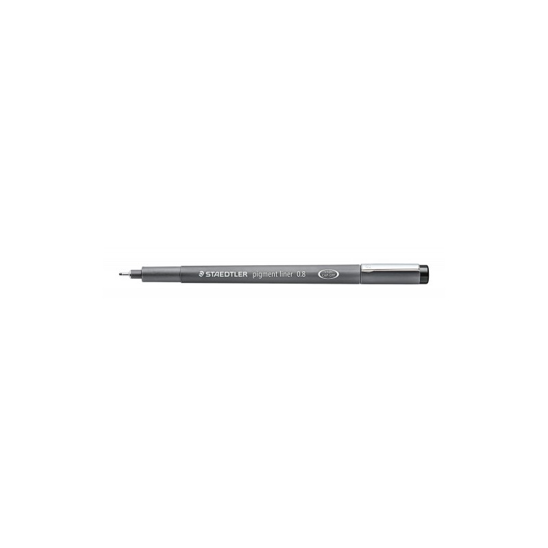 7877-ROTULADOR CALIBRADO PIGMENT LINER 308, 0,8MM, NEGRO STAEDTLER 308 08-9