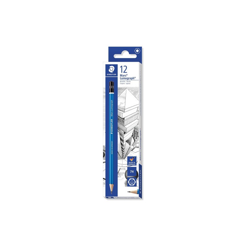 7894-LAPIZ GRAFITO MARS LUMOGRAPH 100, GRAD. 7H STAEDTLER 100-7H 7894-LAPIZ GRAFITO MARS LUMOGRAPH 100, GRAD. 7H STAEDTLER 100-7H