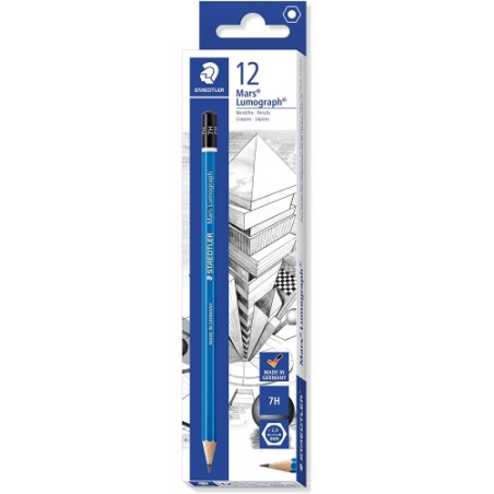 7894-LAPIZ GRAFITO MARS LUMOGRAPH 100, GRAD. 7H STAEDTLER 100-7H