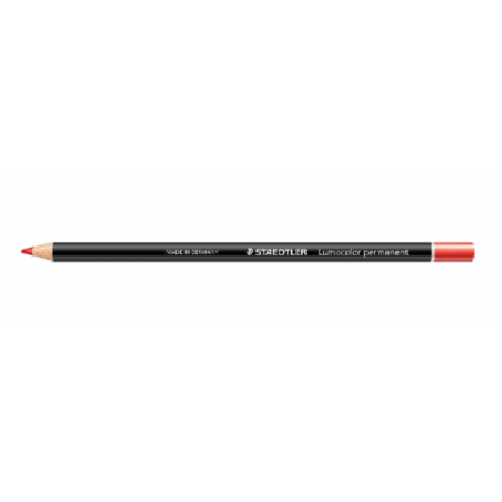 7905-LAPIZ ESPECIAL LUMOCOLOR PERMANENT GLASOCHROM 108 20, ROJO STAEDTLER 108 20-2