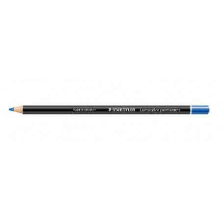 7906-LAPIZ ESPECIAL LUMOCOLOR PERMANENT GLASOCHROM 108 20, AZUL STAEDTLER 108 20-3