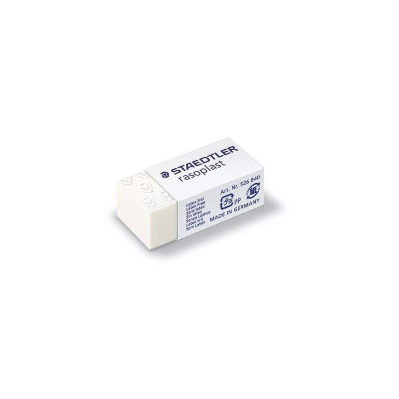 7932-GOMA DE BORRAR RASOPLAST (33X16X13 MM) STAEDTLER 526 B40