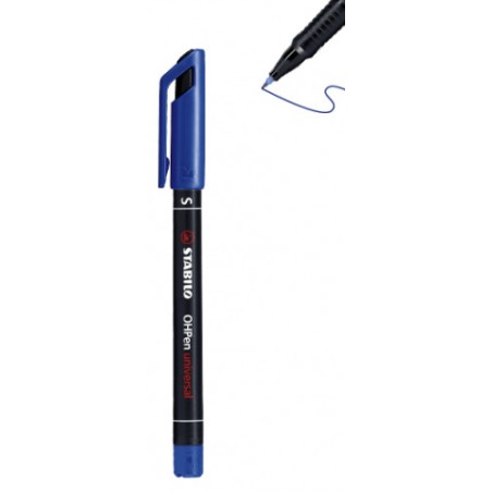 794-ESTUCHE 4 MARCADORES PERMANENTE P.SUPERFINA SURTIDO OHPEN UNIVERSAL 0,4MM. STABILO 841/4