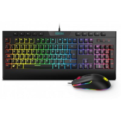 KROM PACK GAMING KAYLOS TECLADO MEMBRANA RATON RGB NEGRO