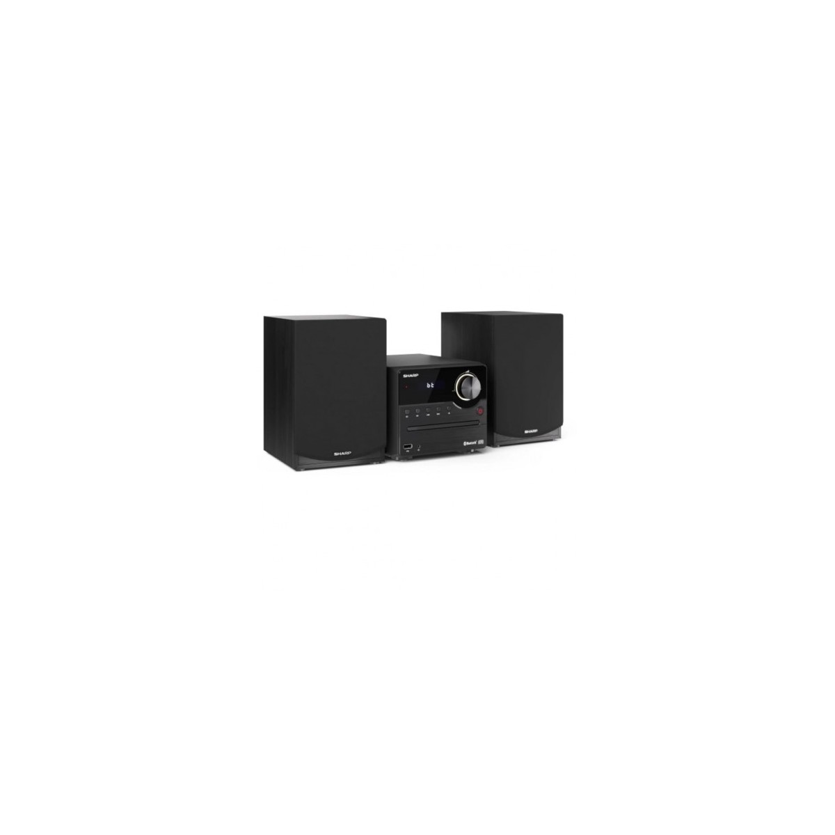 Sharp XL B512BR sistema de audio para el hogar Microcadena de musica para uso domestico 45 W Negro