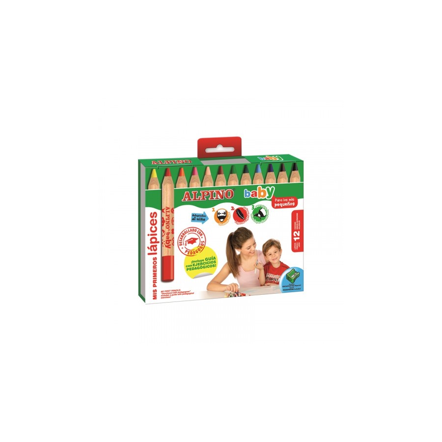 7971-ESTUCHE 12 LAPICES DE COLORES PARA BEBES ALPINO AL000177 7971-ESTUCHE 12 LAPICES DE COLORES PARA BEBES ALPINO AL000177