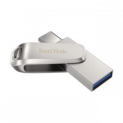 Sandisk Ultra Dual Drive Luxe unidad flash USB 32 GB USB Type A USB Type C 32 Gen 1 31 Gen 1 Acero inoxidable