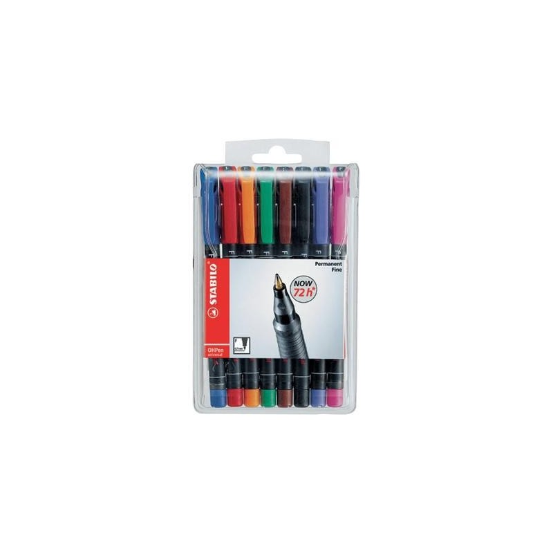 799-ESTUCHE 8 MARCADORES PERMANENTE P.FINA SURTIDO OHPEN UNIVERSAL 0,7MM. STABILO 842/8 799-ESTUCHE 8 MARCADORES PERMANENTE P.FINA SURTIDO OHPEN UNIVERSAL 0,7MM. STABILO 842/8
