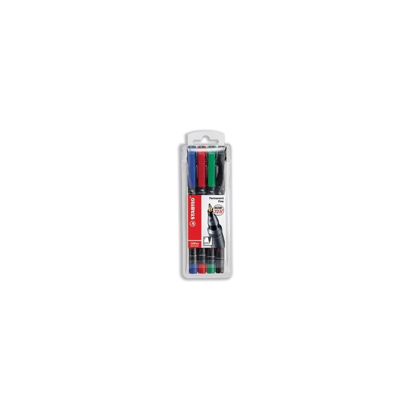 800-ESTUCHE 4 MARCADORES PERMANENTE P.MEDIA SURTIDO OHPEN UNIVERSAL 1MM. STABILO 843/4 800-ESTUCHE 4 MARCADORES PERMANENTE P.MEDIA SURTIDO OHPEN UNIVERSAL 1MM. STABILO 843/4