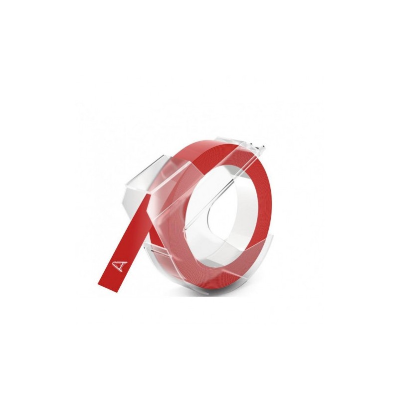 8031-CINTA DYMO EMBOSSER 3M X 9 MM ROJO DYMO 520102