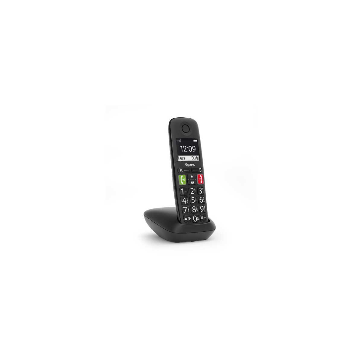 Gigaset S30852 H2901 D201 telefono Telefono DECT analogico Identificador de llamadas Negro