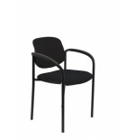 8058-SILLA FIJA VILLALGORDO BALI NEGRO CHASIS NEGRO CON BRAZOS PIQUERAS Y CRESPO 27NBALI840CB
